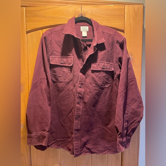 L.L. Bean Other - L.L. Bean Burgundy Traditional Fit Jacket